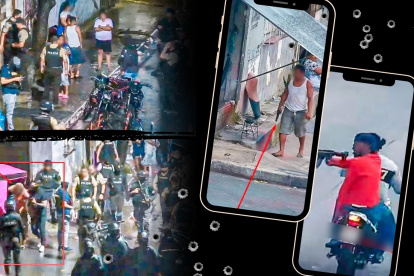 Los sujetos fueron captados a través de cámaras.