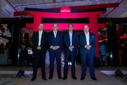 Juan Diego Castanier, Diego Baca, Rafael Chang y Luis Baca.