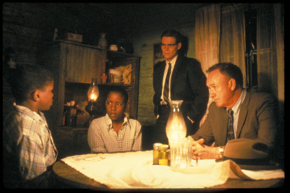 Gene Hackman (d) en un fotograma de la película "Mississippi Burning" ("Arde Mississipi") de 1988.