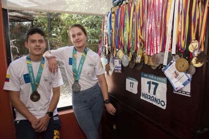 Los mellizos Bayardo y María Sol Naranjo ya fueron medallistas en los Juegos Panamericanos de Santiago 2023.