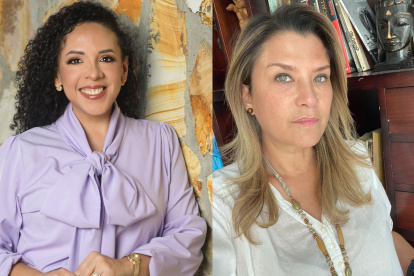 Martha Cecilia Villafuerte y Silvia Buendía