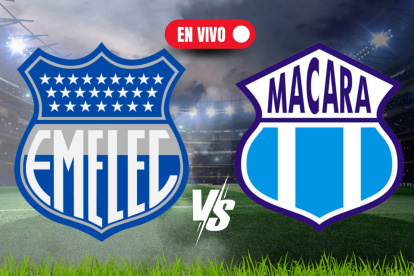 Emelec vs Macará en el Capwell.