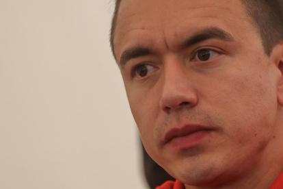 Fotografía de archivo en la que se registró al presidente de Ecuador, Daniel Noboa, en Quito (Ecuador).