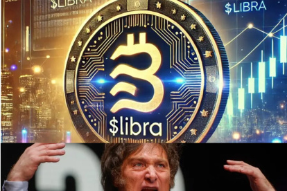 El presidente Javier Milei, en el centro de la polémica por un "memecoin" volátil.