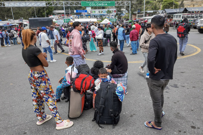 El inconveniente afectó el flujo de personas en la frontera entre Ecuador y Colombia.
