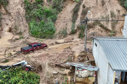 El aluvión en Piñas ocurrió el 28 de febrero de 2025, debido a torrenciales lluvias que azotaron la región entre el 27 y 28 de febrero.