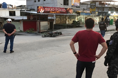 Asesinato se dio en una zona comercial.