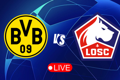 Borussia Dortmund y Lille se miden en los octavos de Champions League.