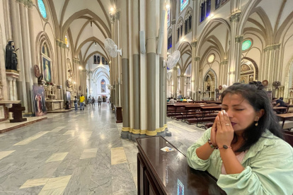 Varios fieles pidieron por seguridad en el país.