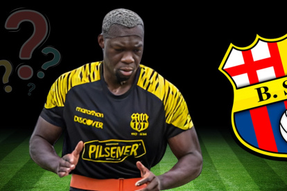 Felipe Caicedo no ha debutado con Barcelona SC por lesión.