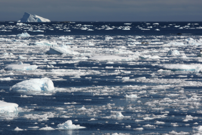 Referencial. Derretimiento de hielo marino.