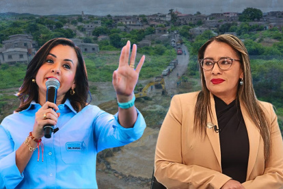 Emergencia en Engabao condujo a la gobernadora del Guayas a criticar la gestión de la prefecta Aguiñaga.