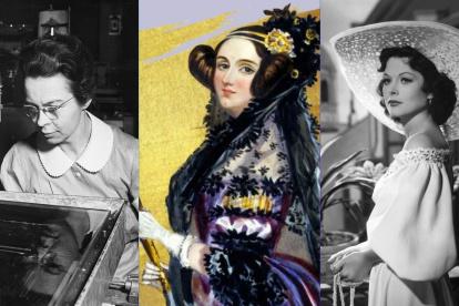 Katharine Blodgett, Ada Lovelace y Hedy Lamarr