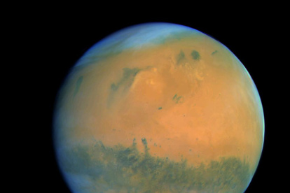 Una imagen de Marte, el Planeta Rojo, facilitada por la Agencia Espacial Europea (ESA en inglés). EFE