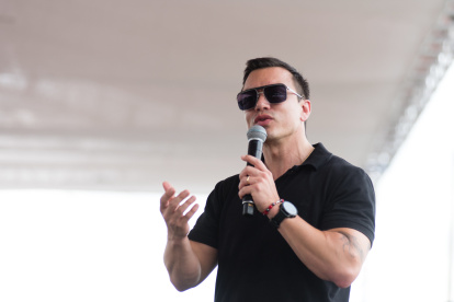 El presidente Daniel Noboa se enfrentará a Luisa González en el balotaje.