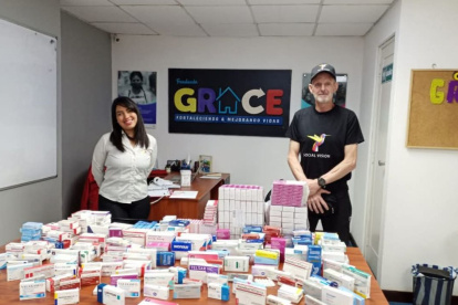 ONG. La Fundación Grace ayuda con salud integral a migrantes en Ecuador.