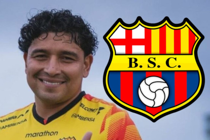 Mario Pineida jugador del Barcelona SC.