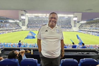 Jorge Guzmán estuvo presente en el estadio George Capwell en el empate 0-0 ante Macará