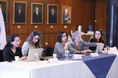 Participación. El 43,79 % de los miembros de la actual Asamblea Nacional son mujeres; el resto son hombres.