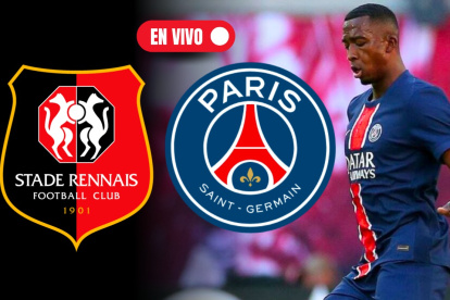 Rennes recibe a PSG en la Ligue 1 de Francia.