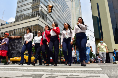 Guayaquil. Las mujeres piden igualdad en el ámbito laboral en la ciudad.