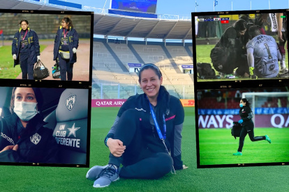 Wendy Montiel es parte del departamento médico de Independiente del Valle desde 2018.