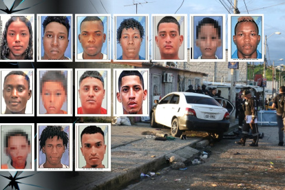 Víctimas de la masacre en Socio Vivienda 2.