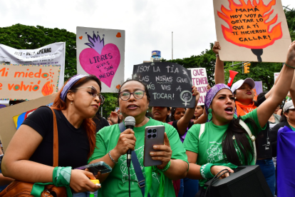 Marcha por el Día de la Mujer.