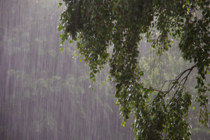 Referencial. Lluvias en Ecuador.