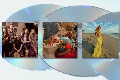 Mirella Cesa, Tiago Alvarado y Andreína Bravo.