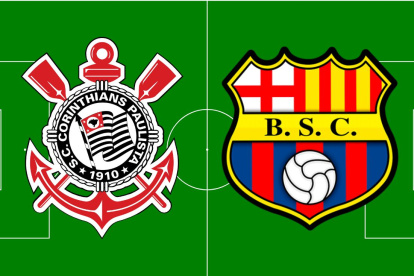 Corinthians recibe a Barcelona SC en Sao Paulo.