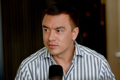 Daniel Noboa es el presidente más joven del Ecuador; en abril se enfrentará a Luisa González en el balotaje.