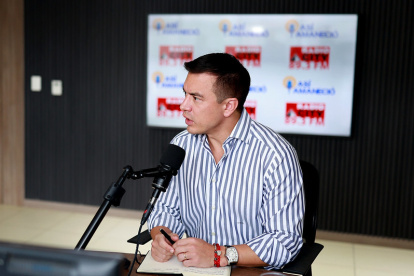 Daniel Noboa es el presidente más joven del Ecuador; en abril se enfrentará a Luisa González en el balotaje.