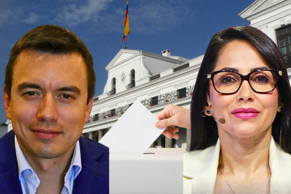Daniel Noboa y Luisa González se enfrentarán en un nuevo balotaje el 13 de abril.