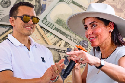 Daniel Noboa y Luisa González representan visiones distintas de la economía.