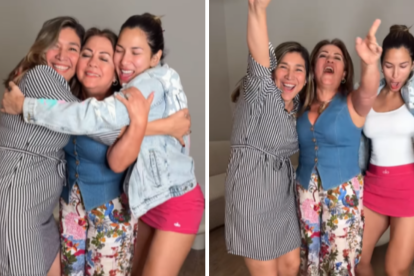 Nachita Ríos, Alejandra Jaramillo y Maria Elena Lopez están juntas en Miami.