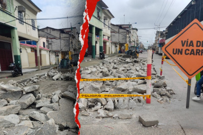 Mantenimiento. Entre las calles intervenidas se encuentra la José Mascote, en el centro.