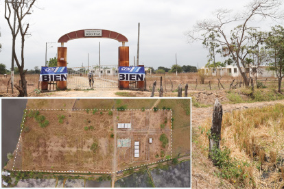 Uno de los bienes que CFN va a subasta, en la foto la urbanización Río-Paz en Nobol, en la provincia del Guayas.
