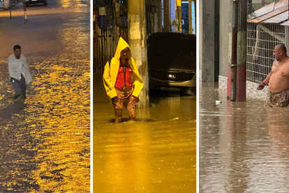 Imágenes de las inundaciones en Manabí.