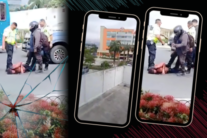 El suceso fue capturado en video y viralizado en redes.