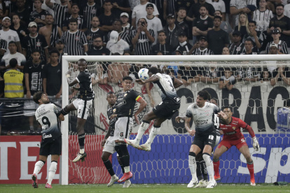 Janner Corozo está feliz por la clasificación de Barcelona SC a la Copa Libertadores 2025.