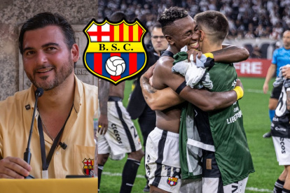 Antonio Álvarez presidente de Barcelona SC habló de la clasificación a la fase de grupos de la Copa Libertadores.