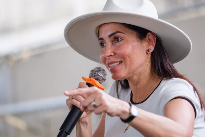 Luisa González es la candidata presidencial de la Revolución Ciudadana.