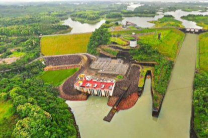 La presa Daule - Peripa fue inaugurada en 1988.