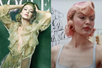 Gigi Hadid protagoniza la nueva portada de Vogue, inspirada en el musical "Hairspray".