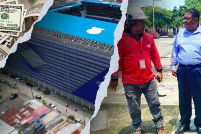 Jorge Guzmán compartió una foto con personal de Interagua