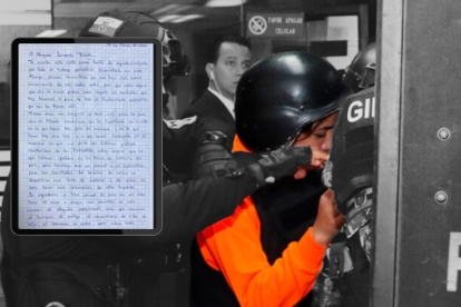 Carta de Mayra Salazar a su abogado.