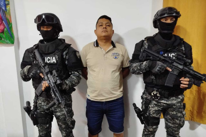 Daría Peñafiel, alias Topo, fue detenido en Joya de Los Sachas, Orellana.