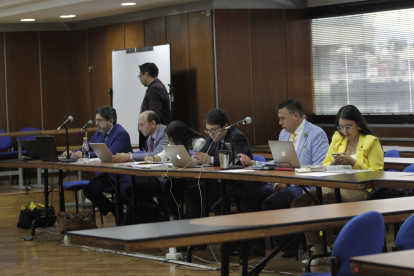 El fiscal subrogante Wilson Toainga, en una audiencia crucial, formuló cargos contra los exconsejeros del Cpccs, conocidos como la Liga Azul