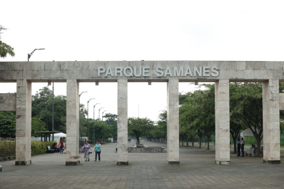 Vista de una parte del Parque Samanes.